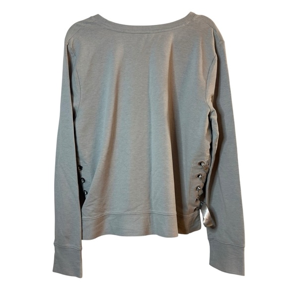 Juicy Couture Gray Lace-Up Sweatshirt - Picture 4 of 12